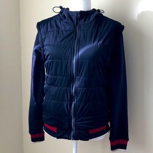 Zara Comfy and casual varsity jacket.